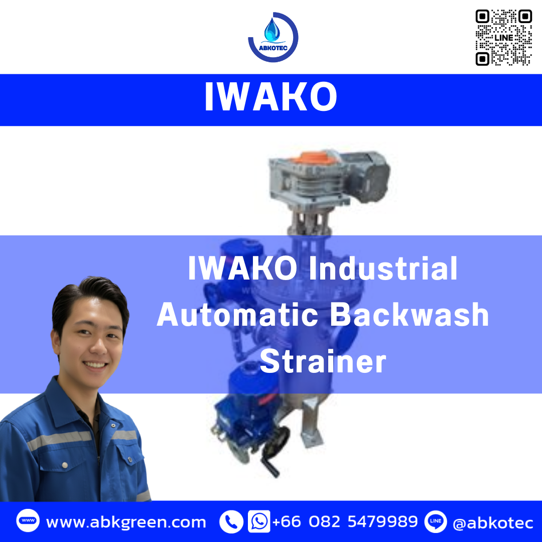 IWAKO Industrial Automatic Backwash Strainer