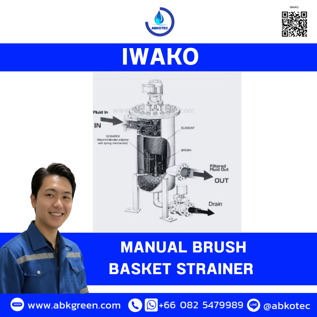 What is an IWAKO Industrial Automatic Basket Strainer