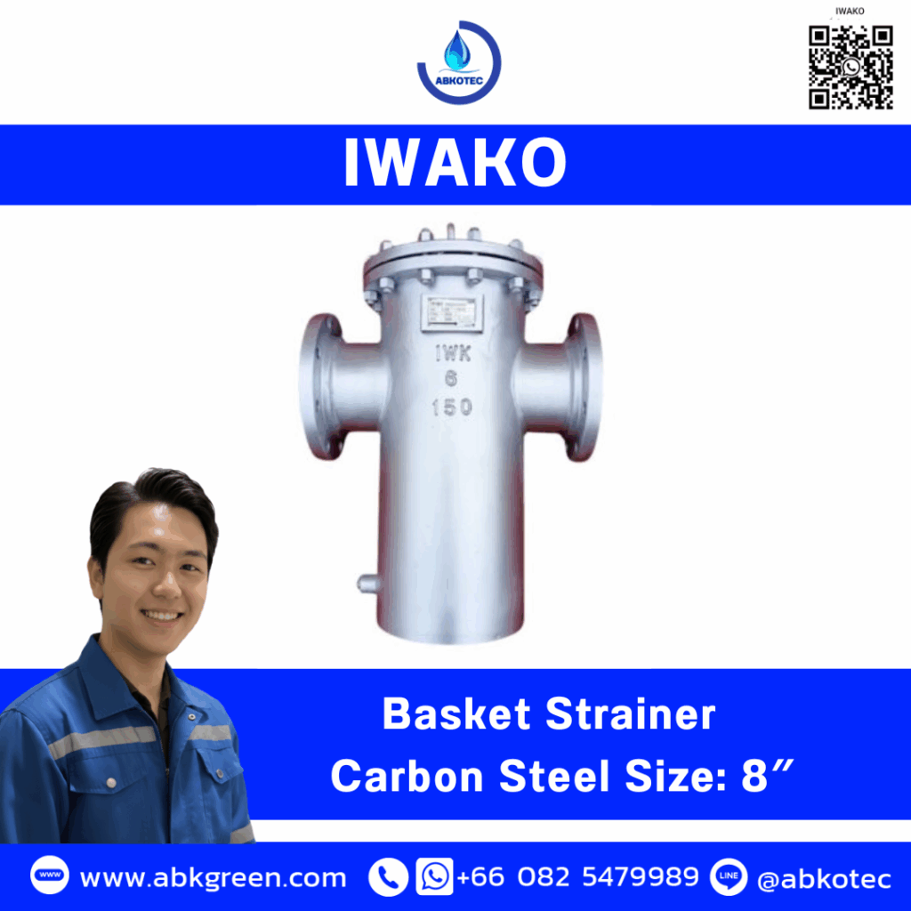 Basket Strainer Carbon Steel 8″