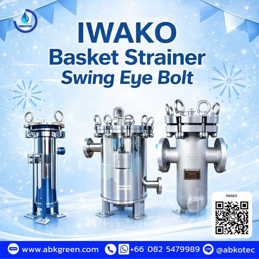basket strainer swing eye bolt